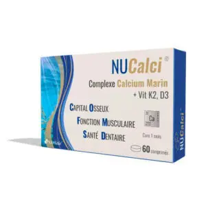 Complément calcium marin NUCalci pour capital osseux, fonction musculaire et santé dentaire