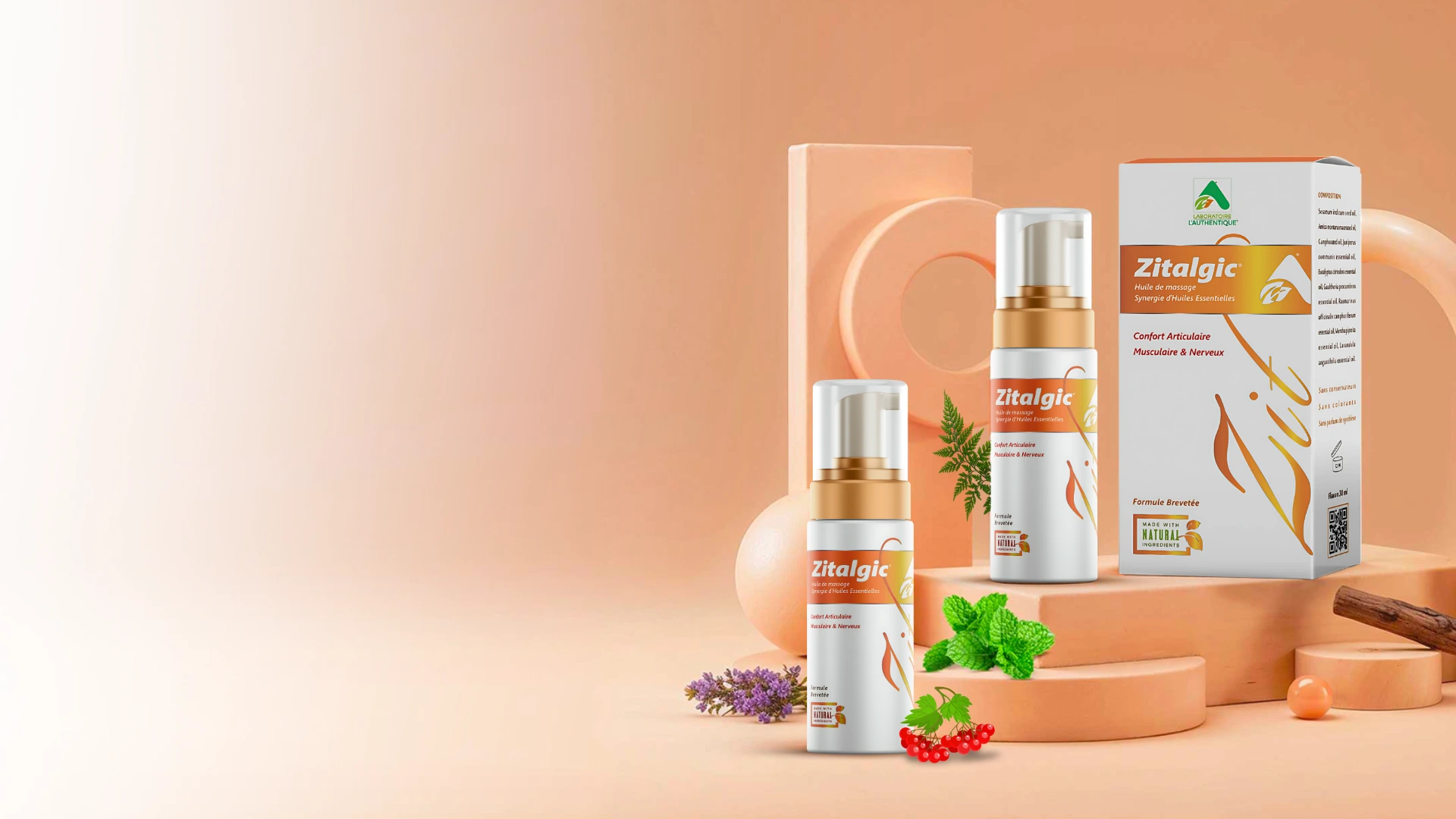 Zitalgic – Synergie d'huiles essentielles naturelle pour soulager les douleurs articulaires et musculaires