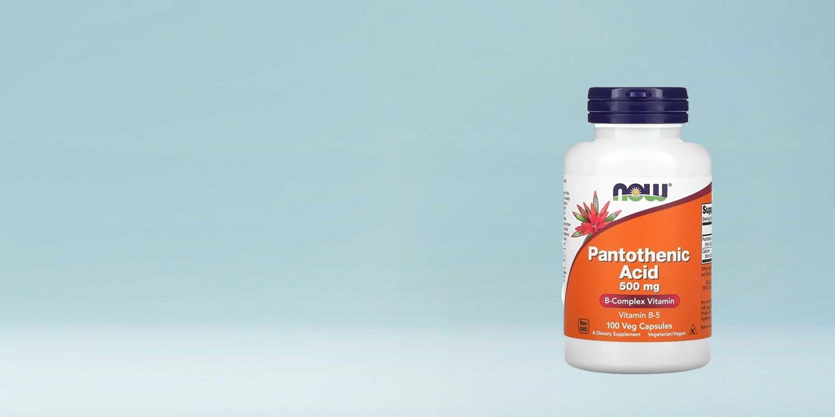 Now Foods Pantothenic Acid 500 mg – Vitamine B5 pour énergie et métabolisme | BioEkleel