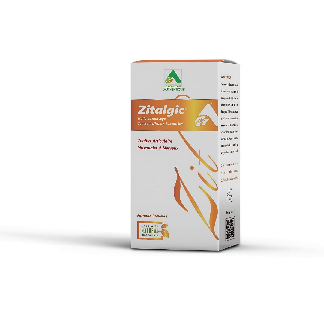 Boîte Zitalgic – Huile antidouleur naturelle pour douleurs articulaires, musculaires et nerveuses | BioEkleel