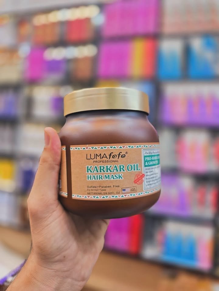 Masque capillaire LUMA FOFO Karkar Oil pour nourrir et renforcer les cheveux