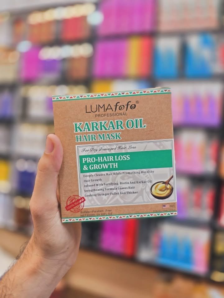 Masque capillaire LUMA FOFO Karkar Oil pour nourrir et renforcer les cheveux